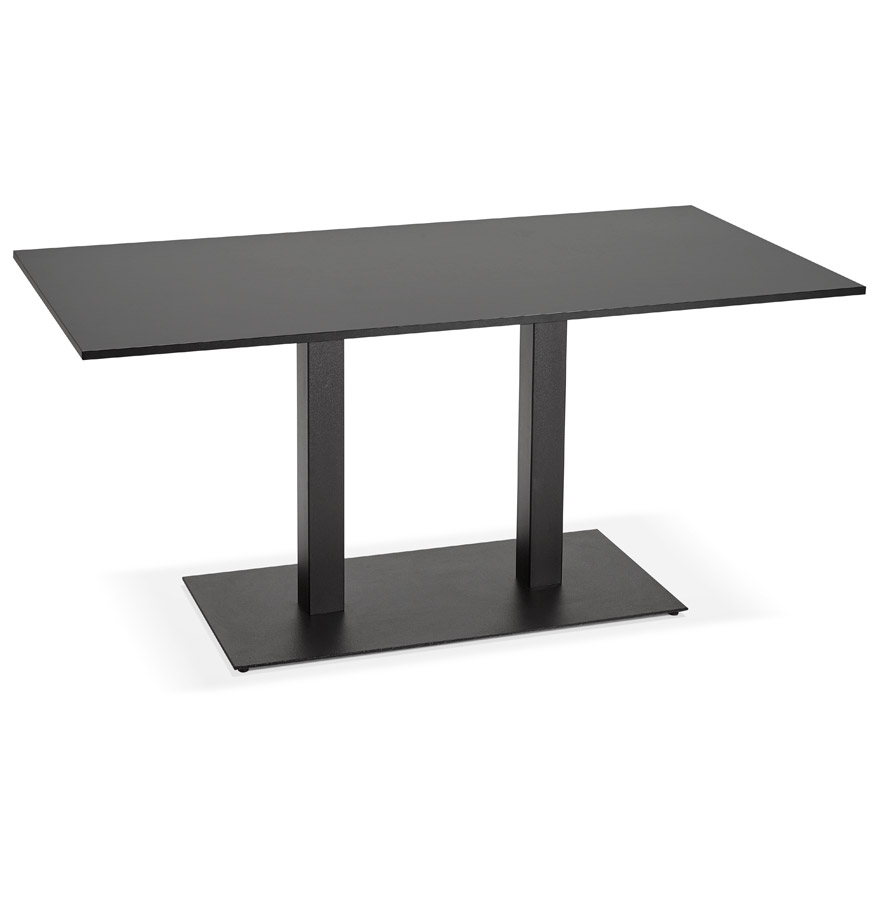 Table / bureau design ´AUSTIN´ noir - 160x80 cm