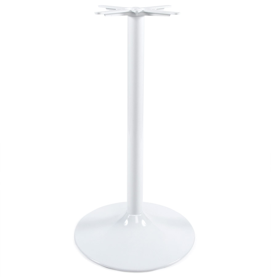 Pied de table ´BIANKO´ 110 en métal blanc