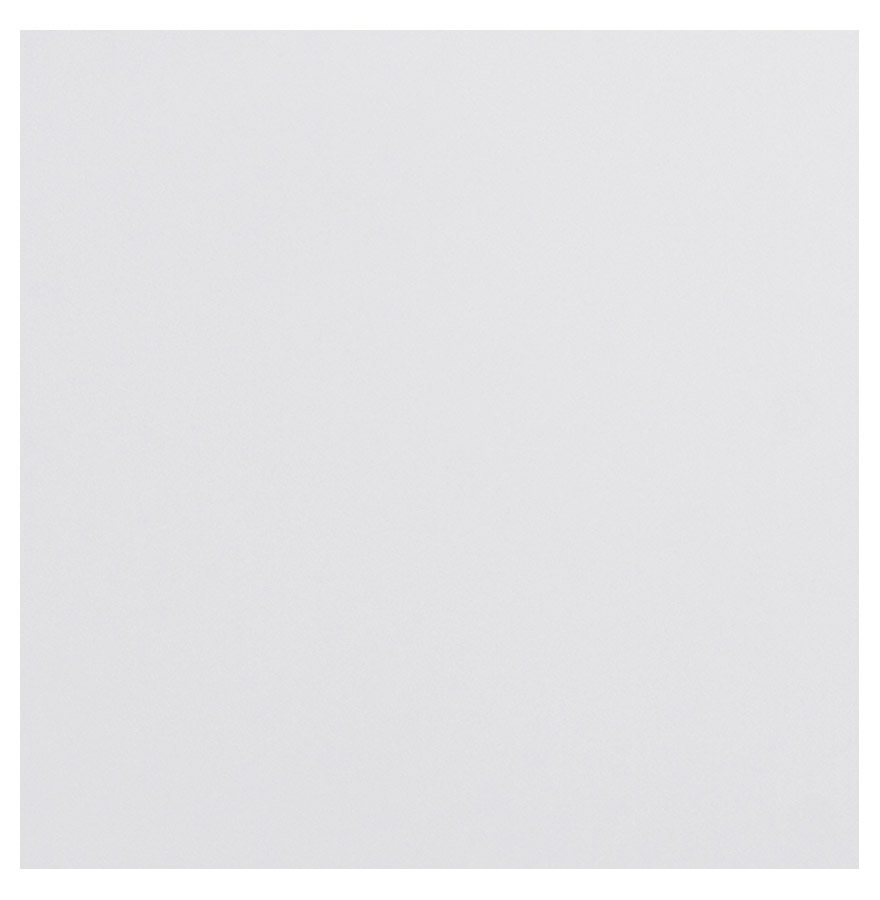 Plateau en bois aggloméré, couleur blanc brillant uni.