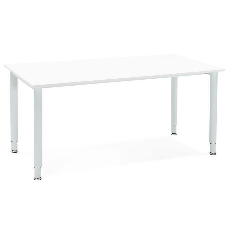 Table de réunion / bureau design 'FOCUS' blanc - 160x80 cm vue1