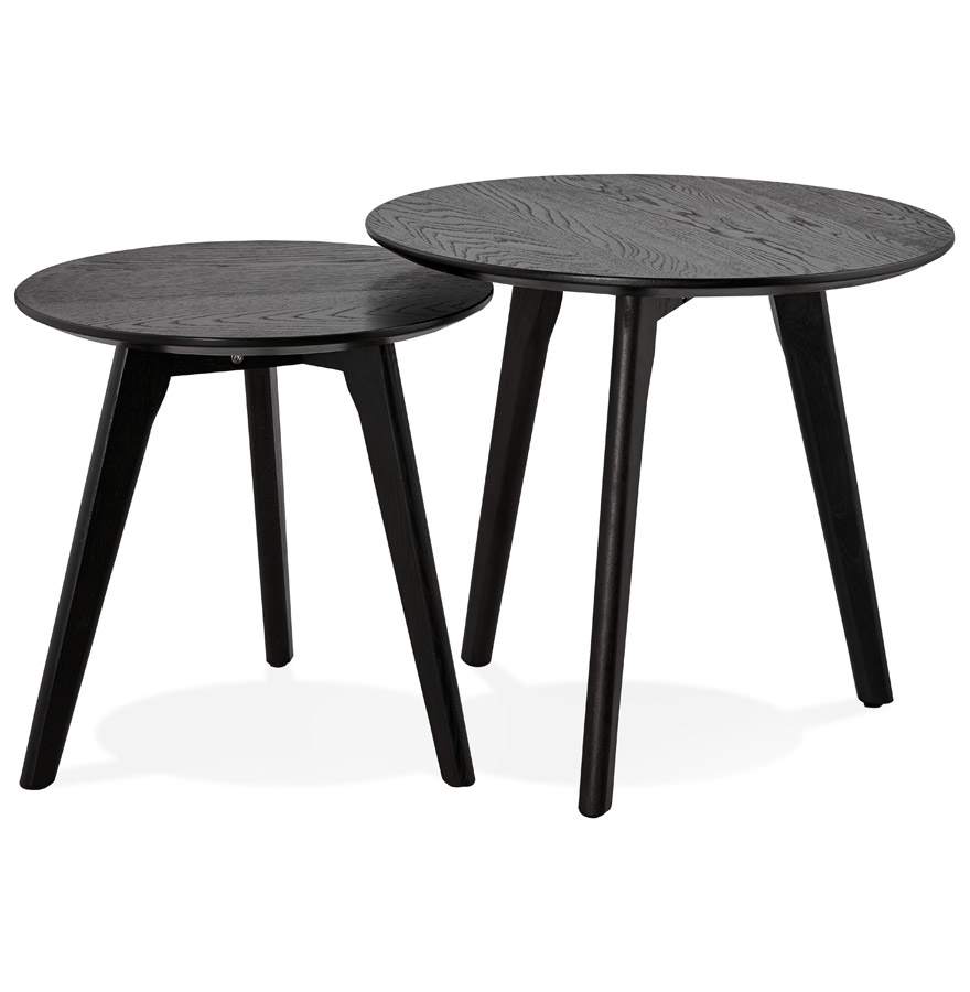 Tables gigognes ronde ´GABY´ noires