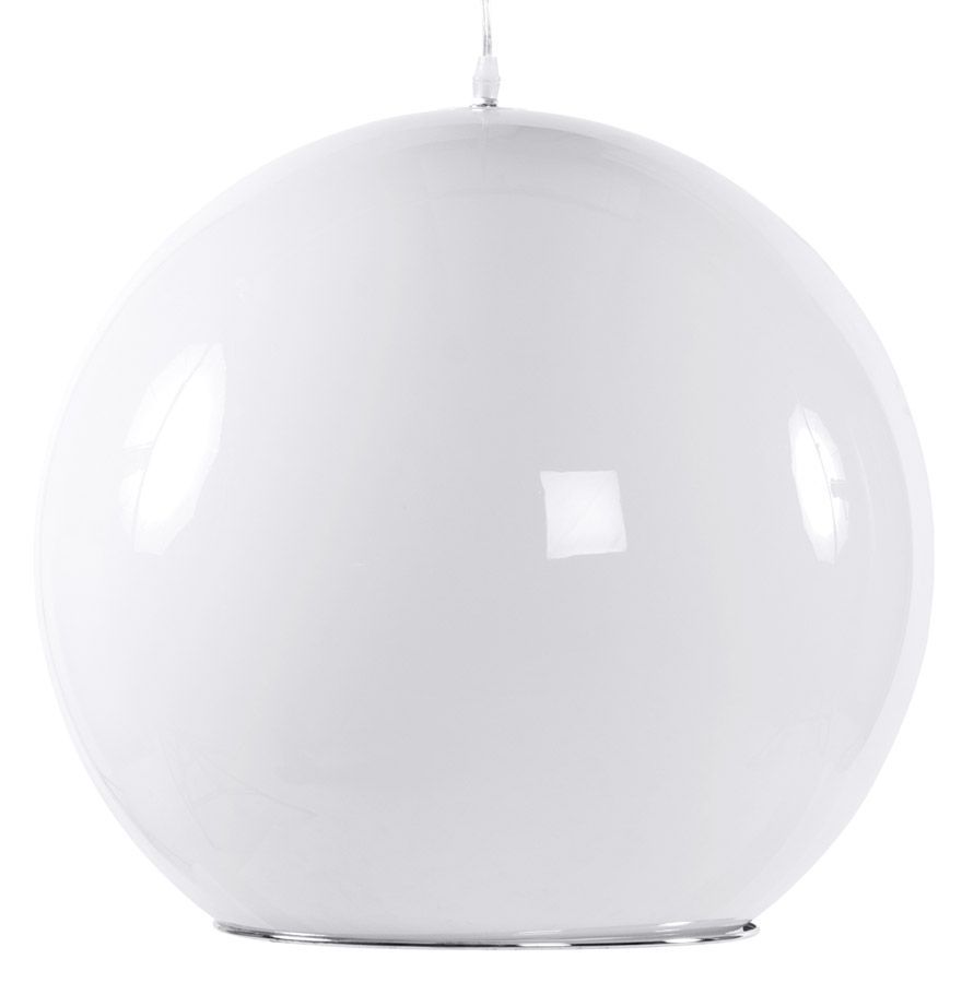 Suspension 'GALAXY' lustre boule en plastique blanc très design Suspension 'GALAXY' lustre boule en plastique blanc très design