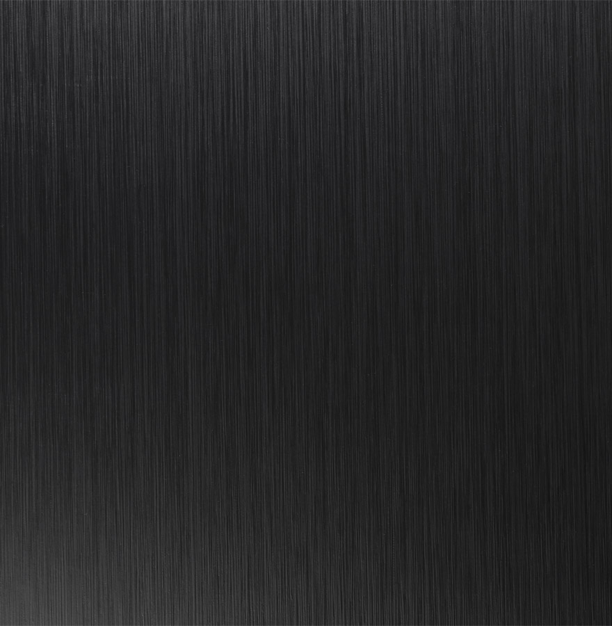Plateau en bois aggloméré, couleur noir uni.