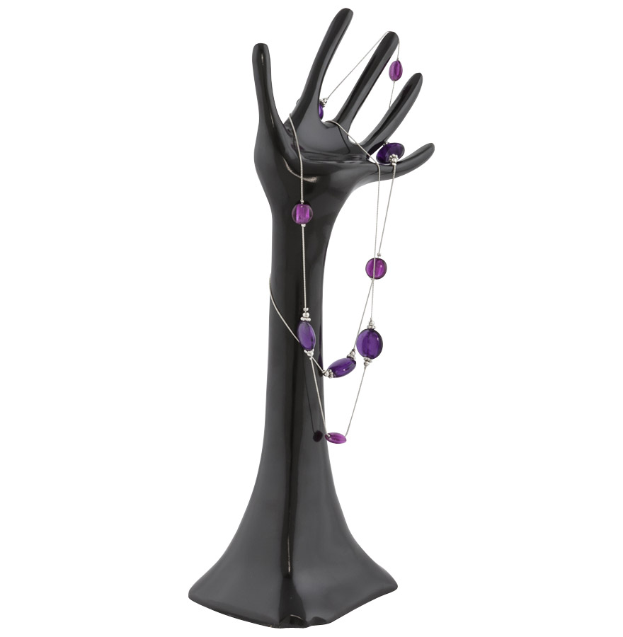 Arbre à bijoux en aluminium, production artisanale.