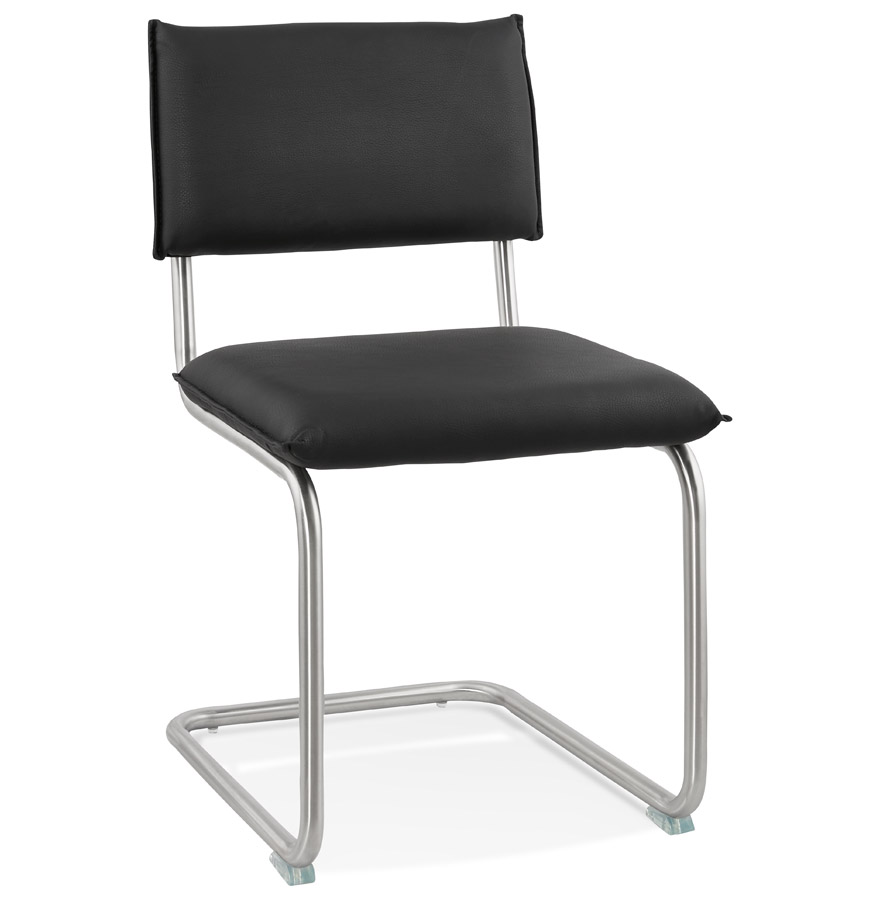 Chaise design ´SCHOOL´ en matière synthétique noire