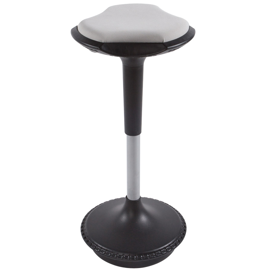 Tabouret ergonomique 'SWING' gris avec système de balancement Tabouret ergonomique 'SWING' gris avec système de balancement
