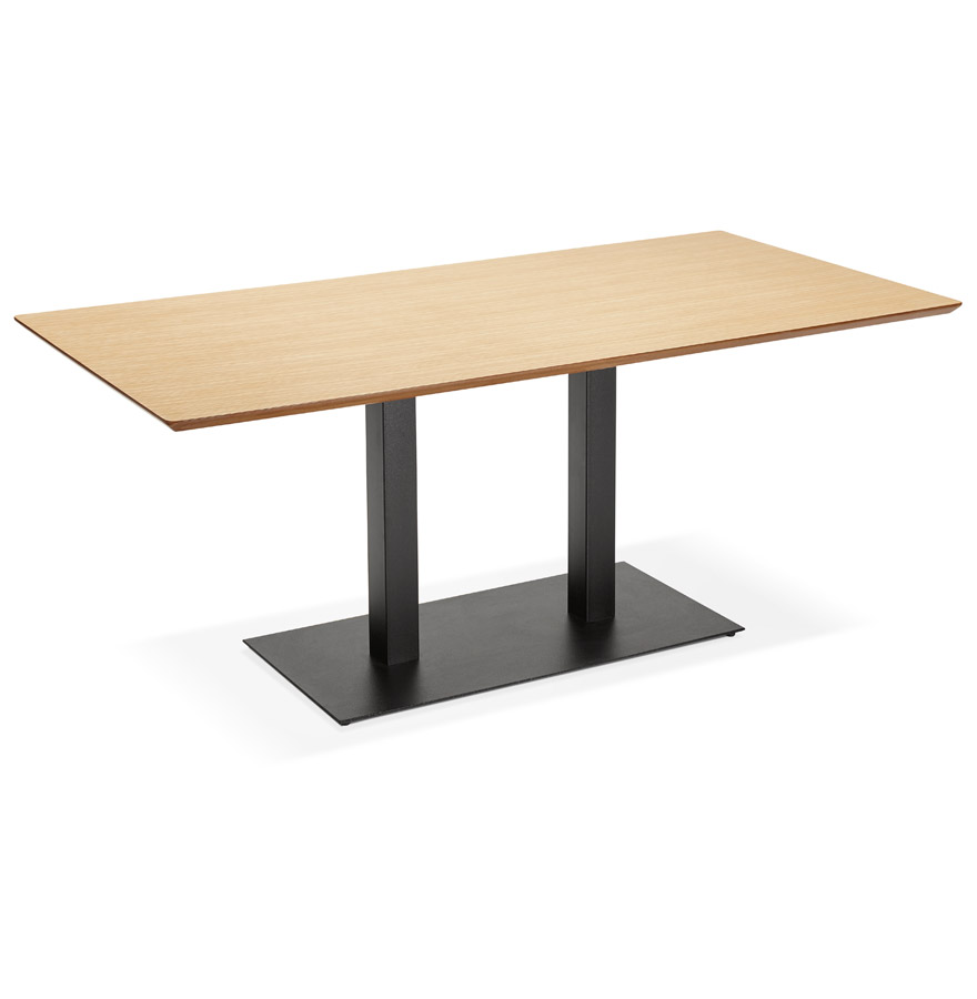 Table / bureau design ´ZUMBA´ en bois finition naturelle - 180x90 cm