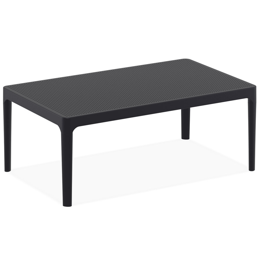 Table basse de jardin 'DOTY' noire design - 100x60 cm vue1
