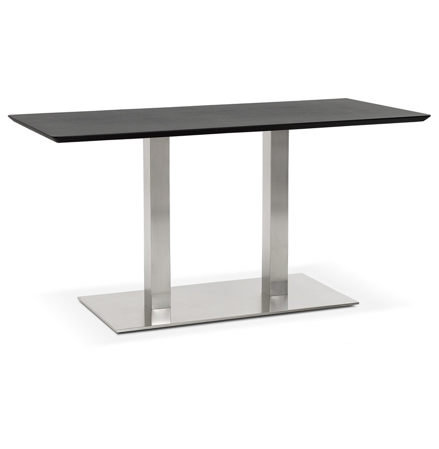 Table / bureau design 'MAMBO' noir - 150x70 cm vue1