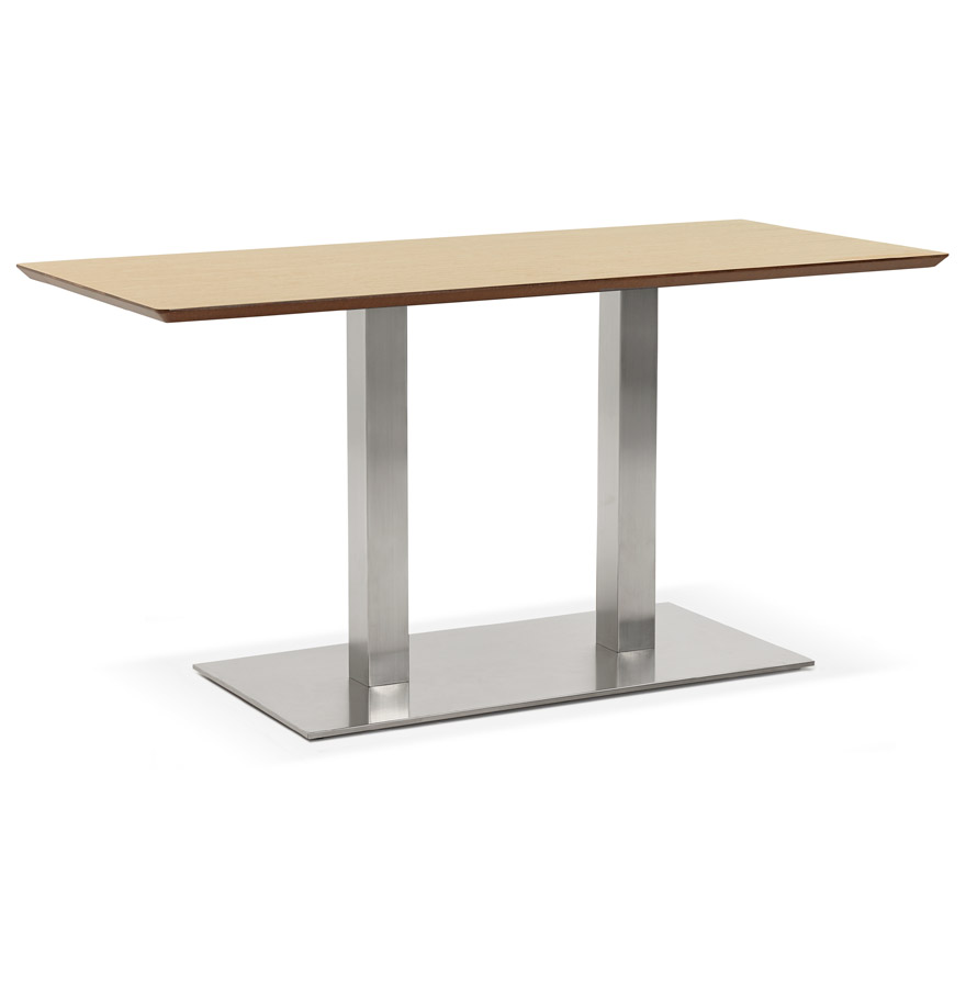 Table / bureau design 'MAMBO' en bois finition naturelle - 150x70 cm vue1