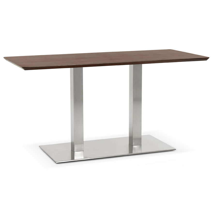 Table / bureau design 'MAMBO' en bois finition Noyer - 150x70 cm vue1