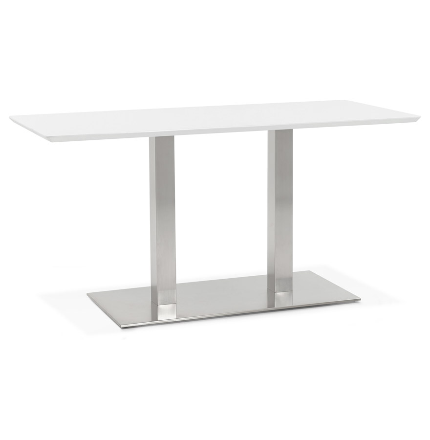 Table / bureau design 'MAMBO' blanc - 150x70 cm vue1