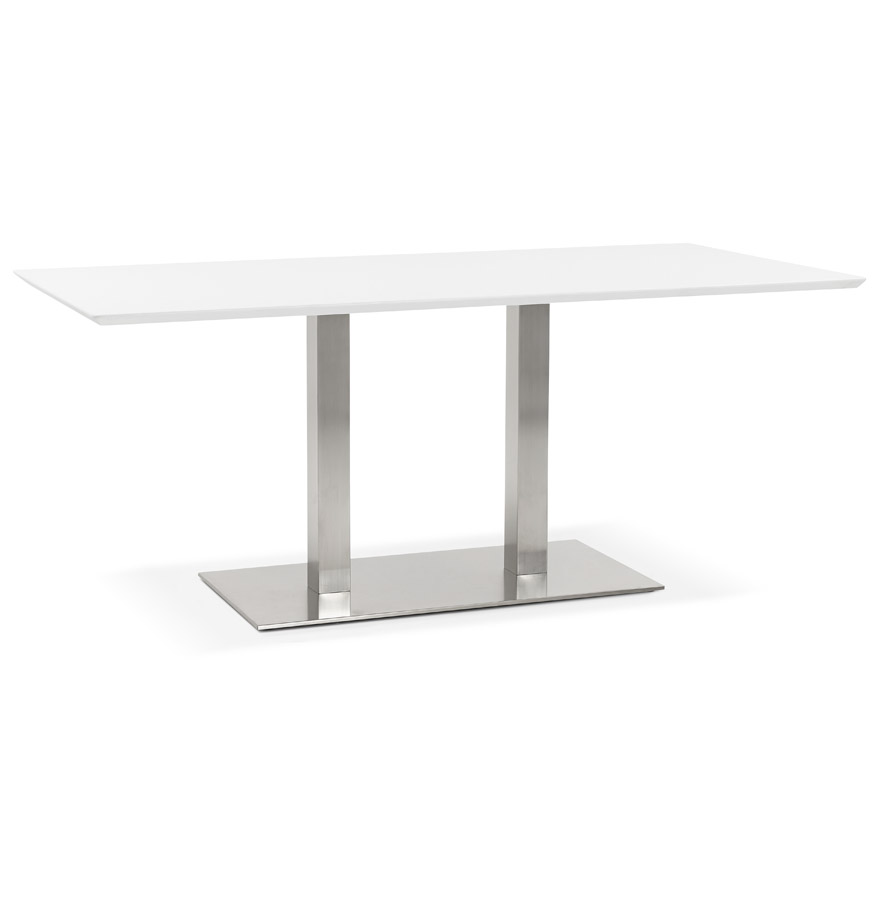 Table / bureau design 'MAMBO' blanc - 180x90 cm vue1