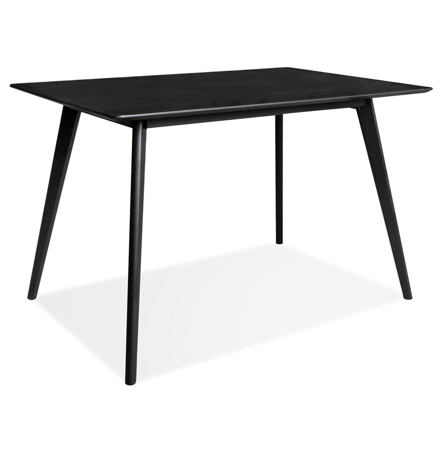Petite table / bureau design 'MARIUS' noire - 120x80 cm vue1