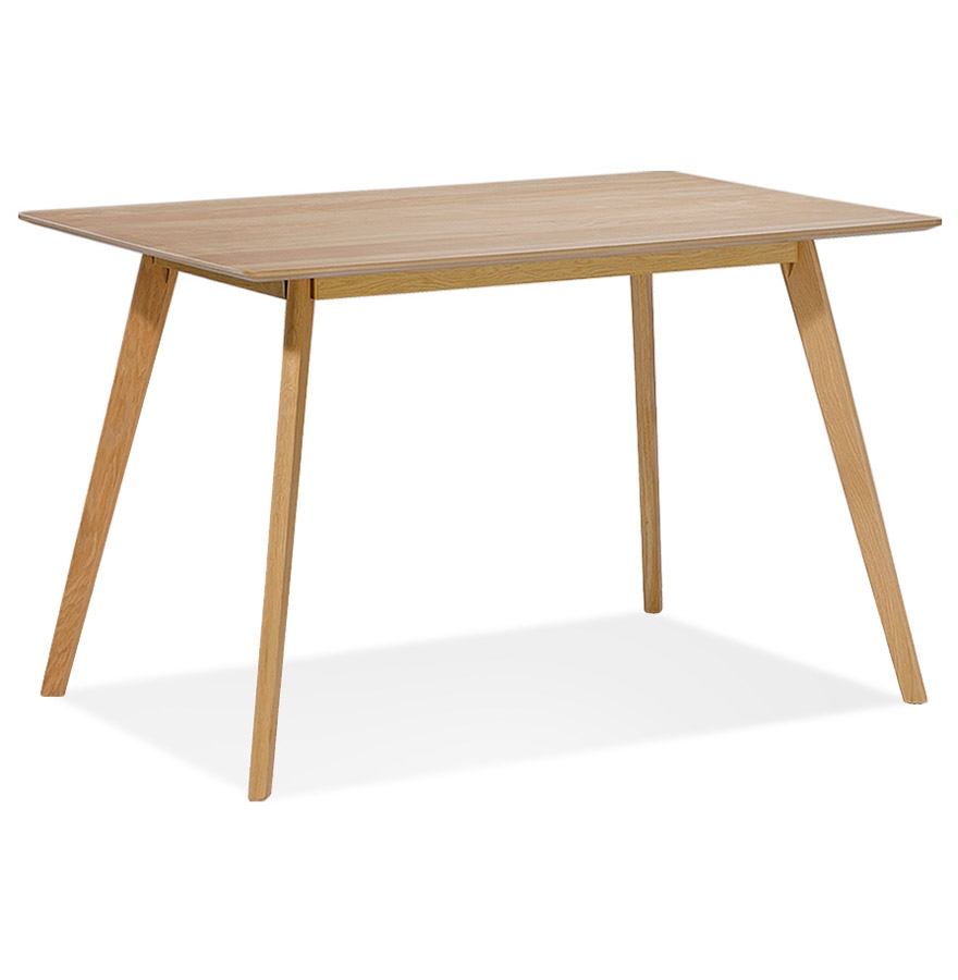 Petite table / bureau design 'MARIUS' en bois finition naturelle - 120x80 cm vue1
