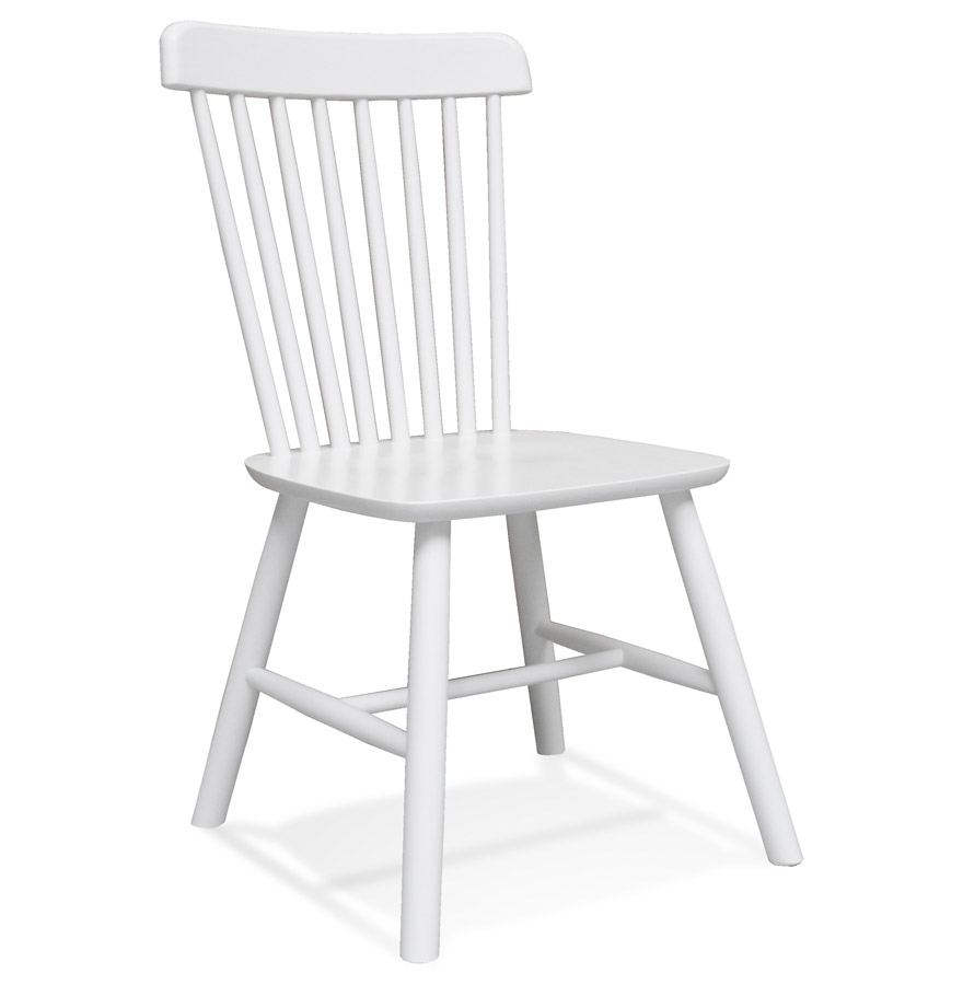 Chaise design 'MONTANA' en bois blanc - commande par 2 pièces / prix pour 1 pièce vue1