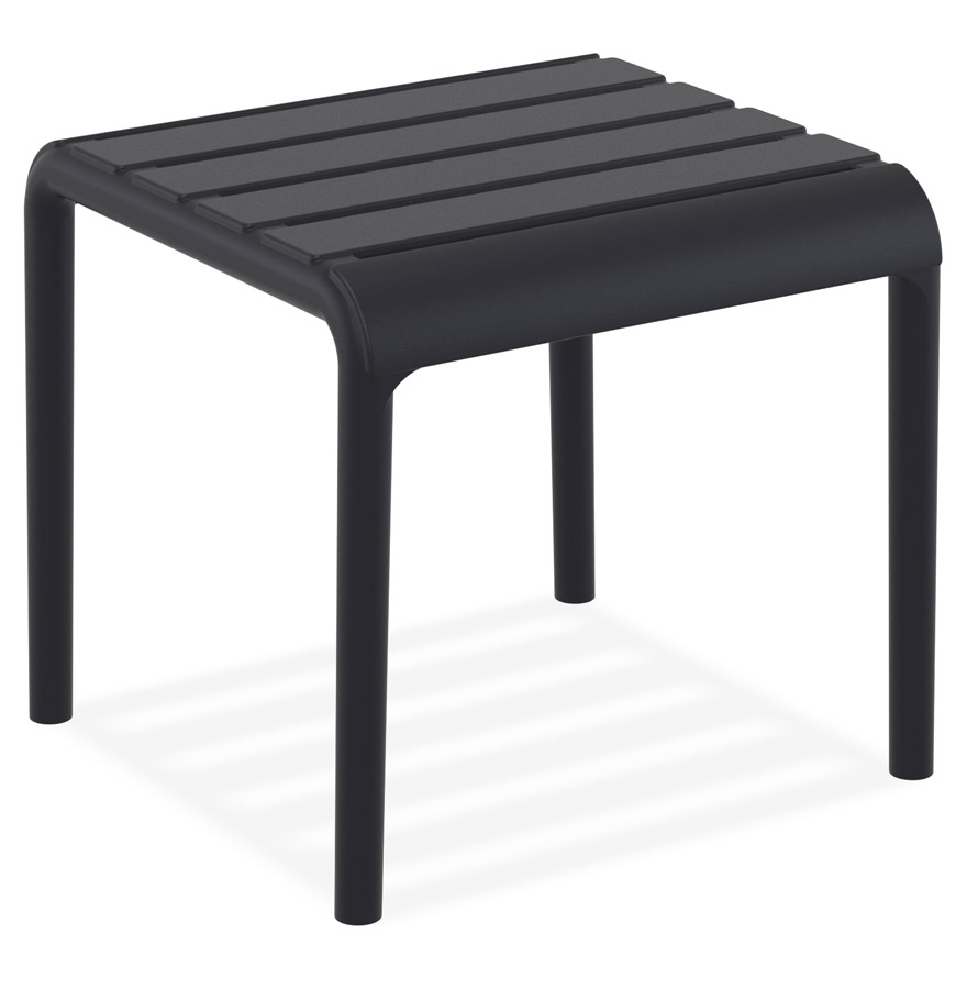 table basse 'sidony' noire en matière plastique