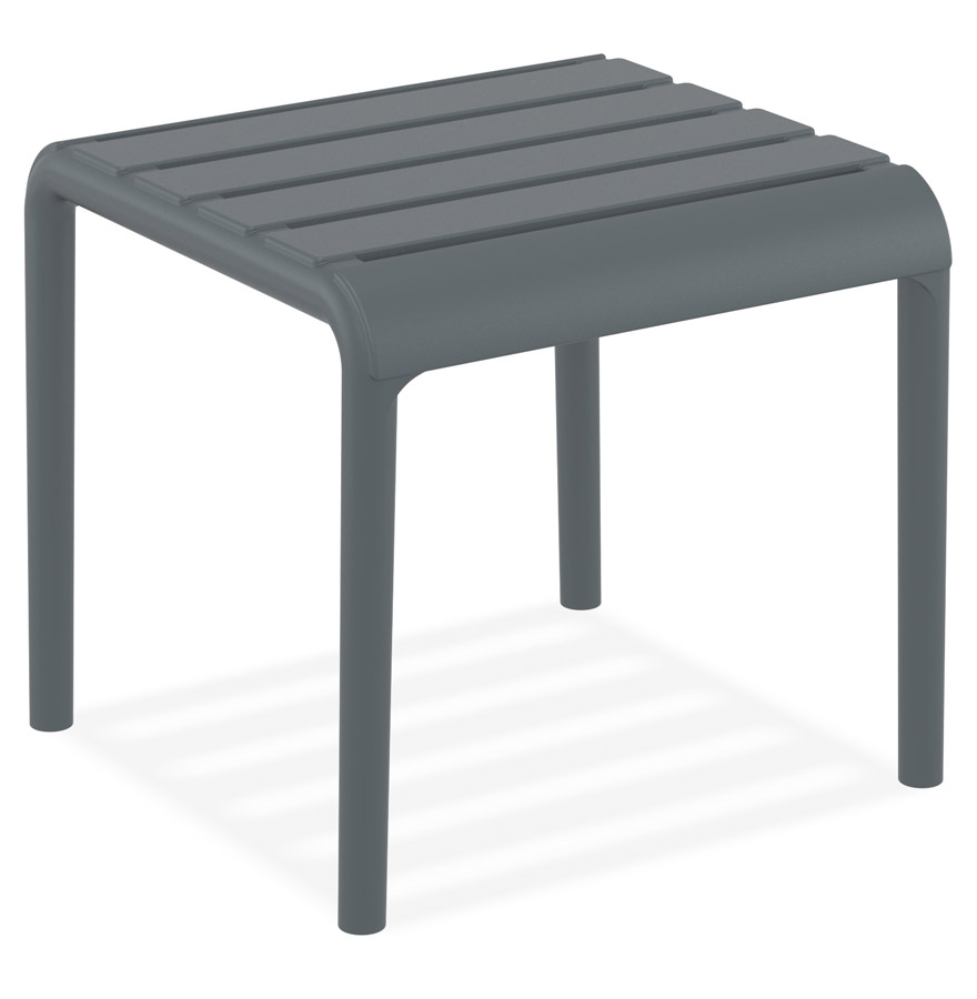 table basse 'sidony' grise foncée en matière plastique