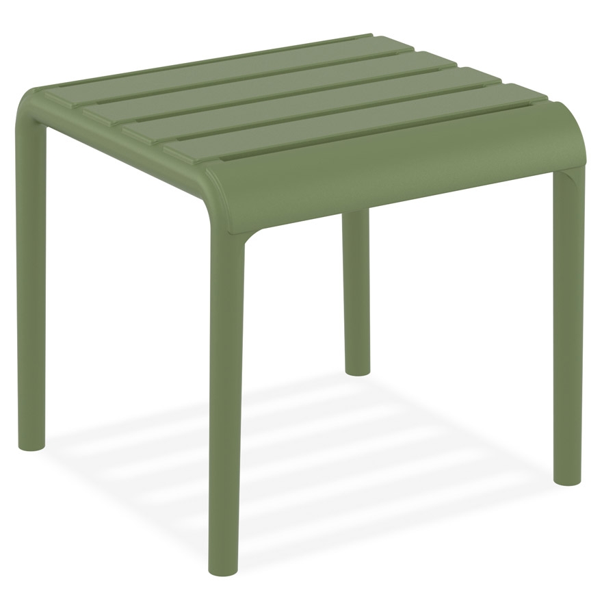 table basse 'sidony' verte en matière plastique