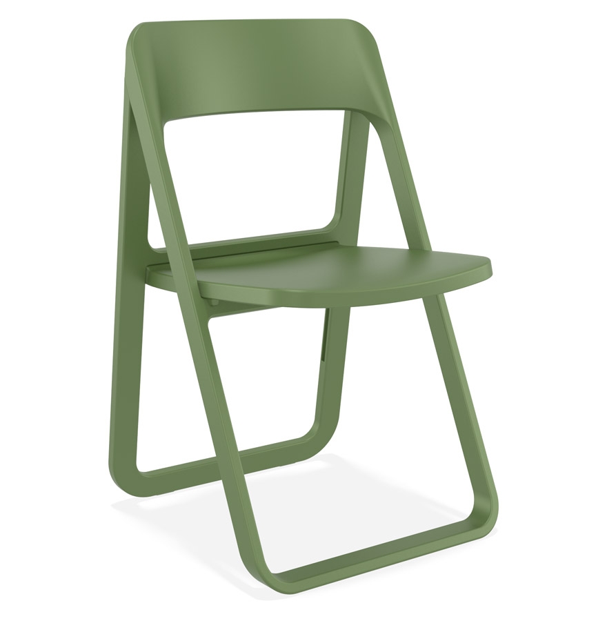 Chaise pliable intérieur / extérieur 'SLAG' en matière plastique verte vue1