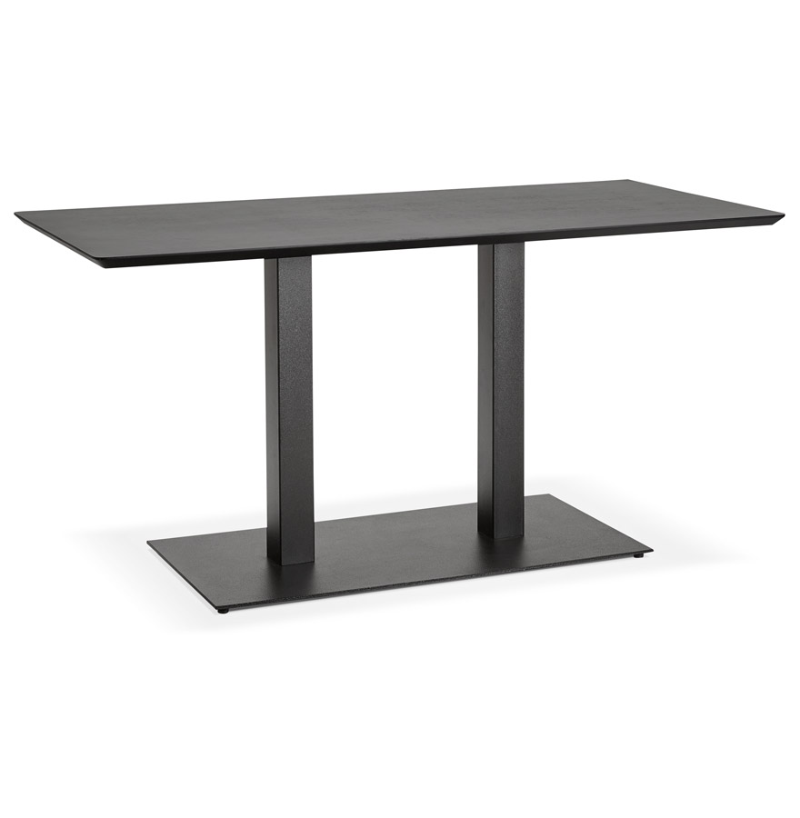 Table / bureau design 'ZUMBA' noir - 150x70 cm vue1