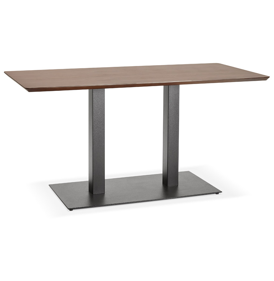 Table / bureau design 'ZUMBA' en bois finition Noyer - 150x70 cm vue1